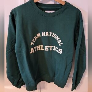 Aritzia TNA Green Sweatshirt